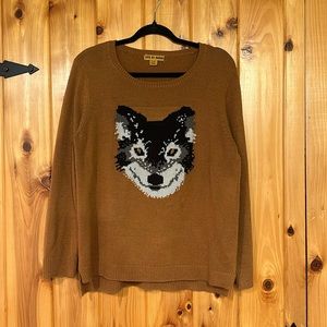 Wolf Face Sweater